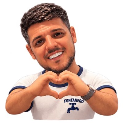 Fontamadrid haciendo un corazón con las manos